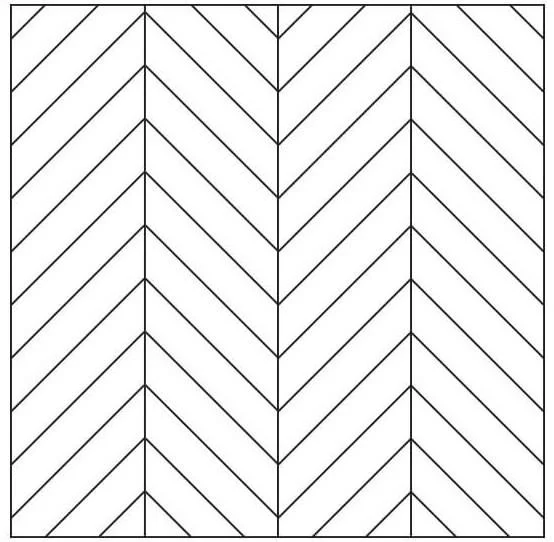 PARKET RIBJA KOST in CHEVRON