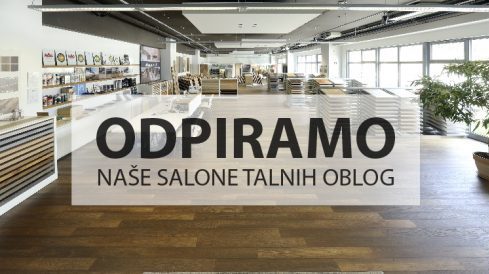 Odpiramo naše salone talnih oblog