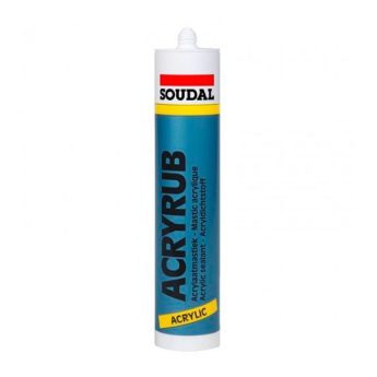 KIT AKRILNI SOUDAL ACRYRUB BELA 310 ML