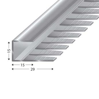 PROFIL FLEX ZAKLJUČNI 270 CM ST150 SREBRN