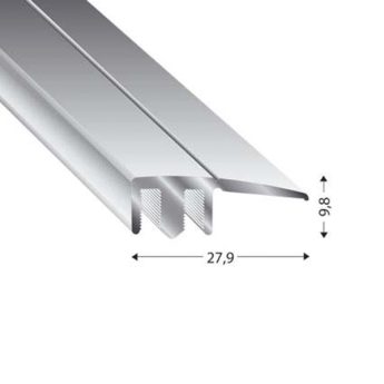 PROFIL ZAK DUO GRIP 28 MM 6-22 MM 90 CM HRA