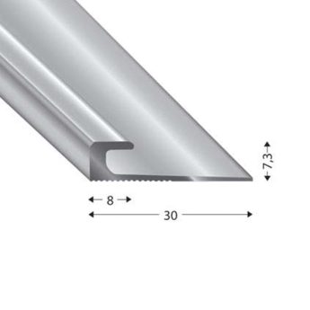 PROFIL ZAKLJUČNI U V=2,5 MM 270 CM BRON