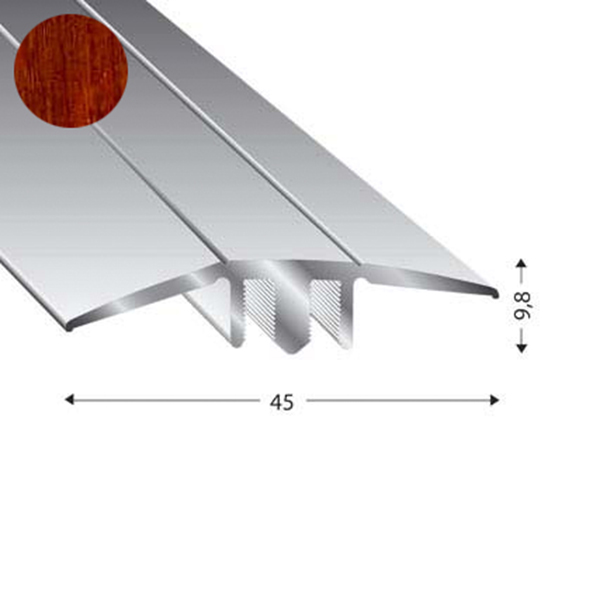 PROFIL NIV DUO GRIP 45 MM 6-22 MM 90 CM MERBAU PROFIL NIV DUO GRIP 45 MM 6-22 MM 90 CM MERBAU