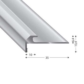 PROFIL STOP V=4,2 MM 270 CM SREBRN