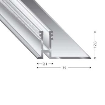 PROFIL BAZA DUO GRIP 15-19 MM 90 CM
