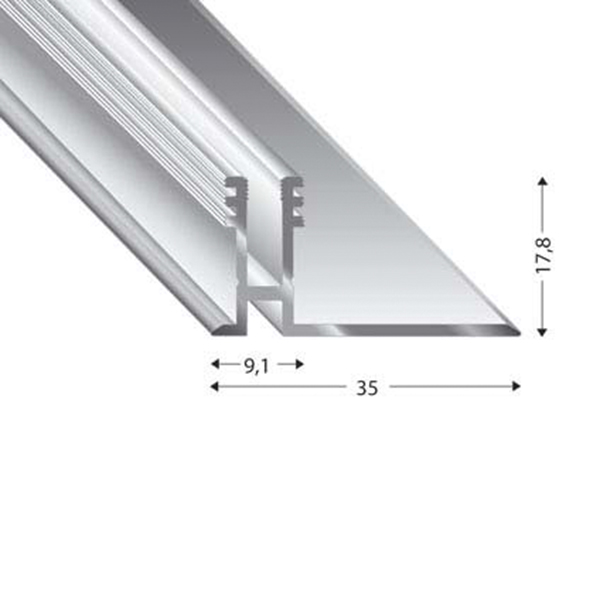 PROFIL BAZA DUO GRIP 15-19 MM 90 CM PROFIL BAZA DUO GRIP 15-19 MM 90 CM
