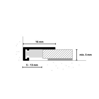 PROFIL ZAKLJUČNI AL16X5 ALU TITAN C31