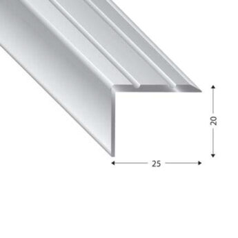 PROFIL STOP 25X20 MM SAMOLEPILNI 90 CM HRAST