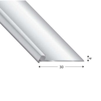 PROFIL ZAK V=3 MM 270 CM SREBRN